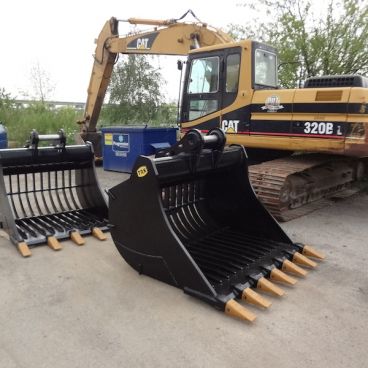 Excavator skeleton screening bucket View - 5